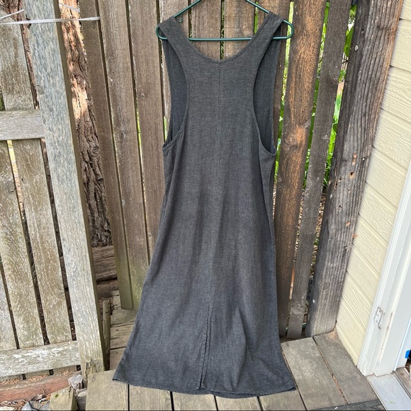 Chico’s Linen Blend Pocket Dress Sz M/8 - Picture 6 of 12